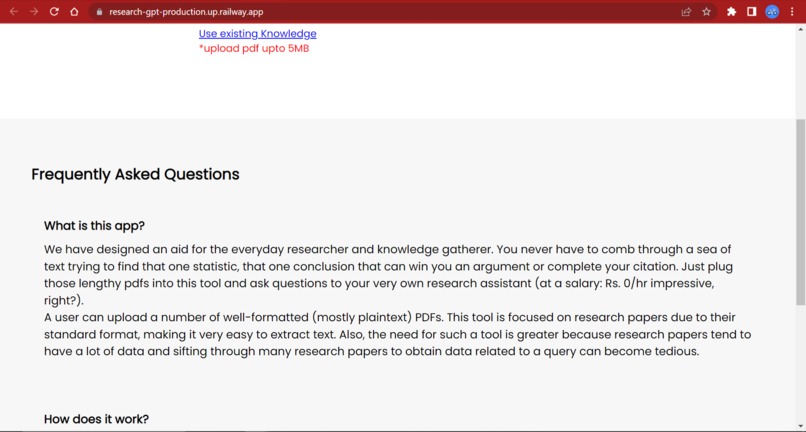 Ai research gpt – screenshot 2