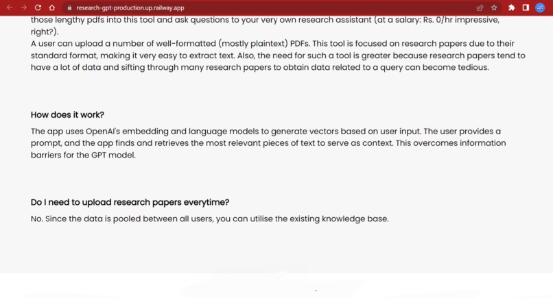 Ai research gpt – screenshot 3