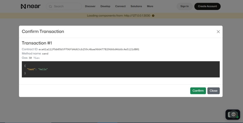 BOS Chat dApp – screenshot 2