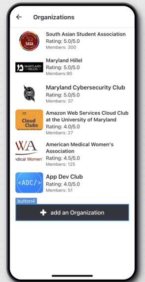 ClubHub – screenshot 3