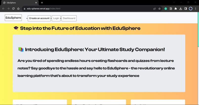EduSphere – screenshot 1