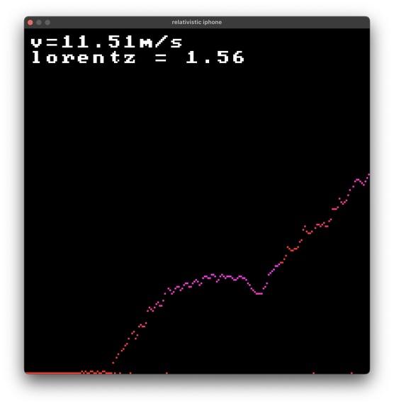 Relativistic iPhone – screenshot 1