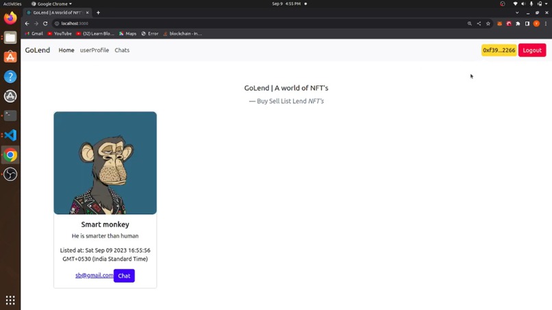 GoLend | A World of NFT's – screenshot 1