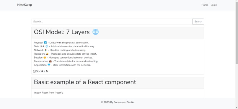 NoteSwap – screenshot 1