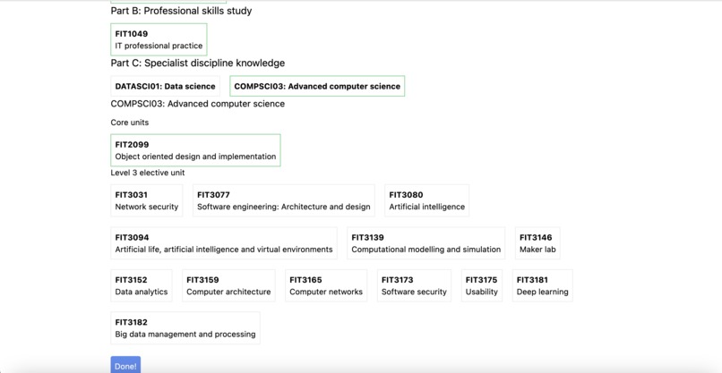 Course Plan Generator – screenshot 3
