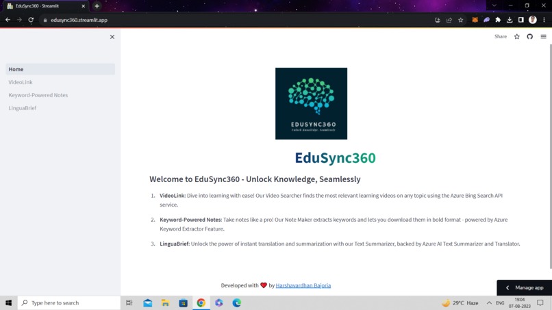 EduSync360 – screenshot 2