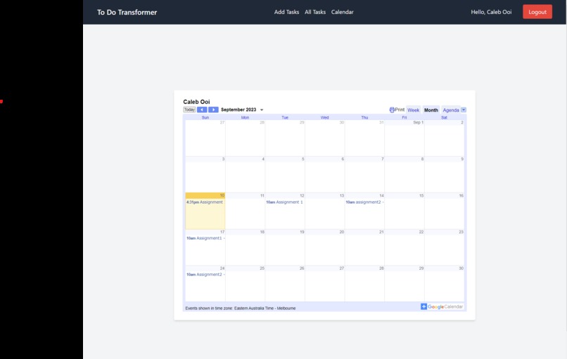 To Do Transfomer – screenshot 3