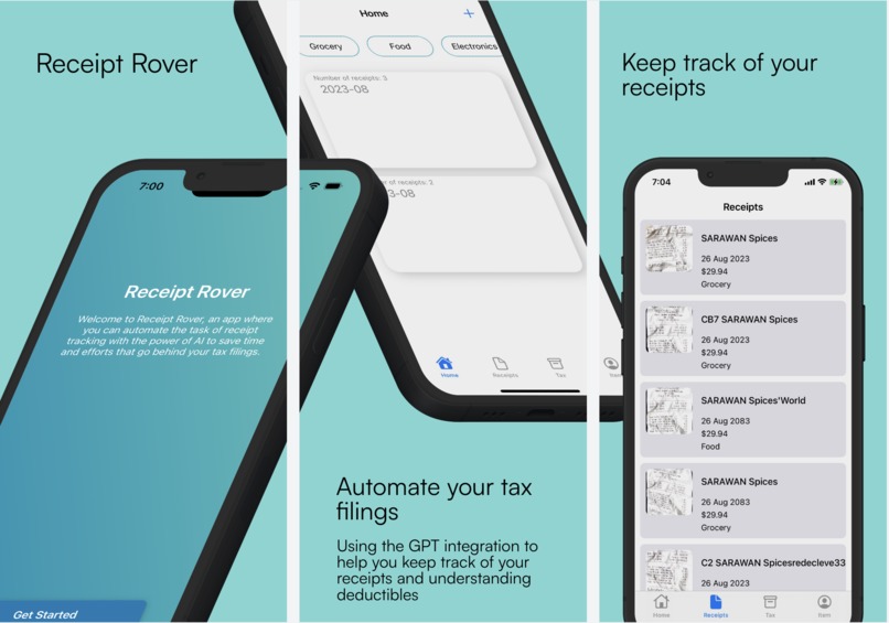 Receipt Rover – screenshot 1