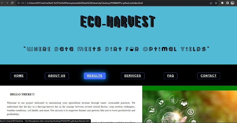 ECO-HARVEST – screenshot 1
