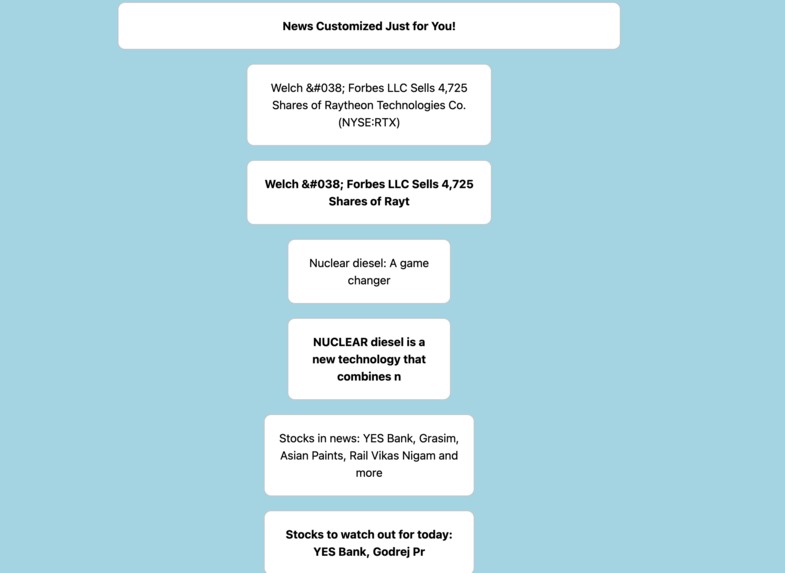 NewsApp – screenshot 4