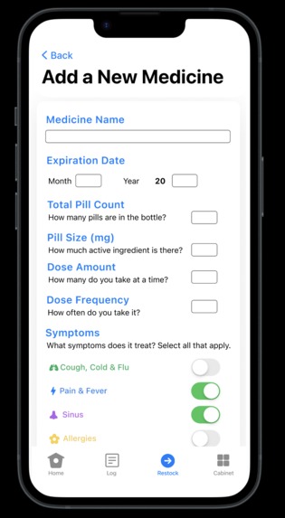 MyMedicineCabinet – screenshot 1
