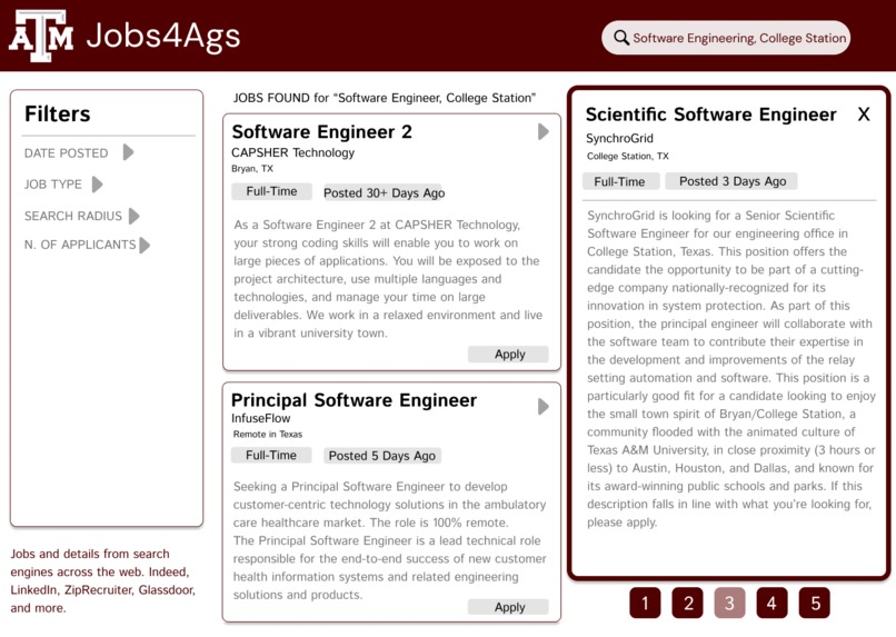 Jobs4Ags - HowdyHack 23' – screenshot 3