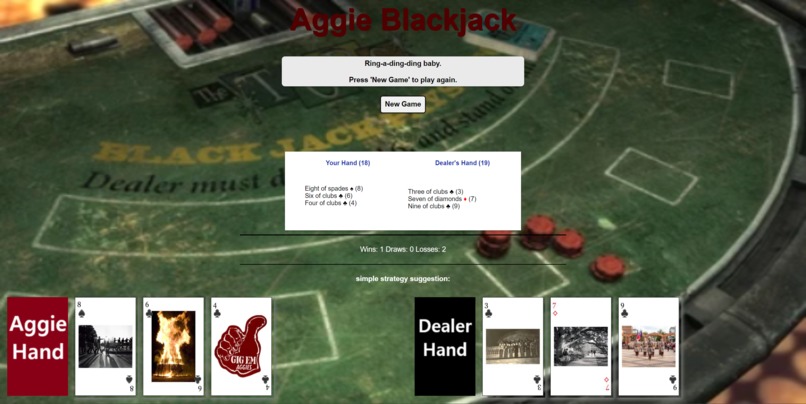 Aggie BlackJack – screenshot 3