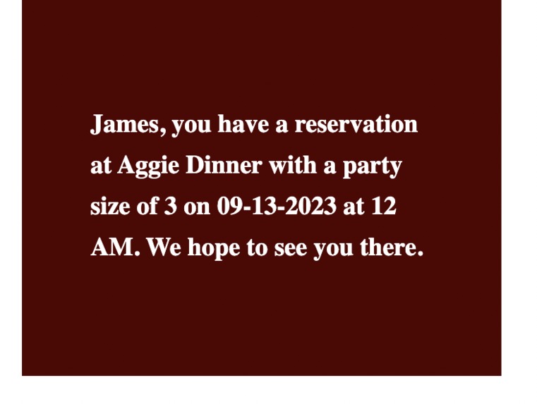 Aggie Dinner – screenshot 5