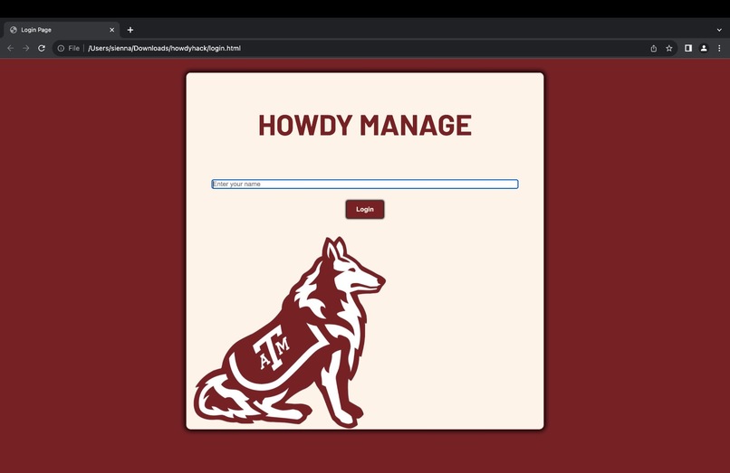 Howdy Manage – screenshot 1