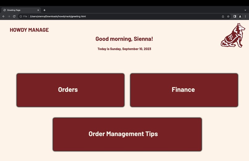 Howdy Manage – screenshot 2