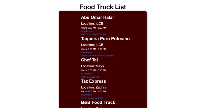 TAMU Truck Track – screenshot 5