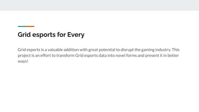 Grid esports for Every – screenshot 1