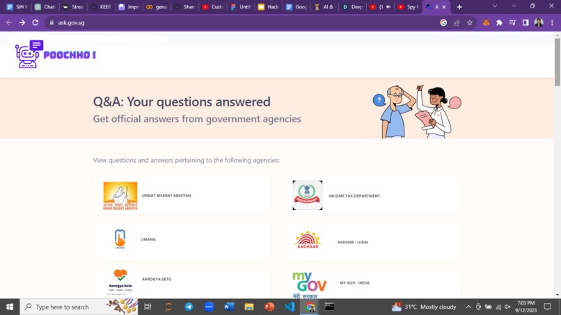Poochho! - All in One Govbot – screenshot 1