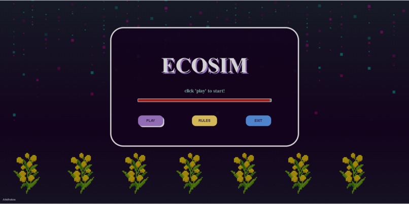 Ecosim – screenshot 1