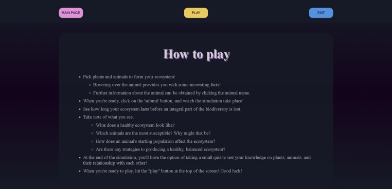 Ecosim – screenshot 2
