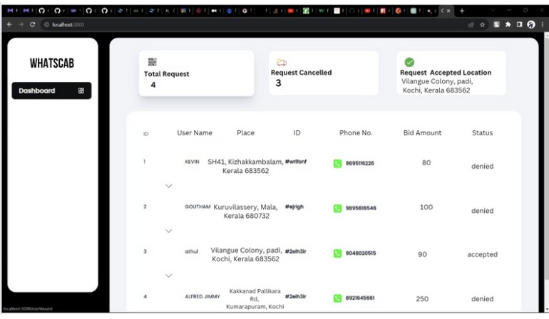 WhatsCab – screenshot 3