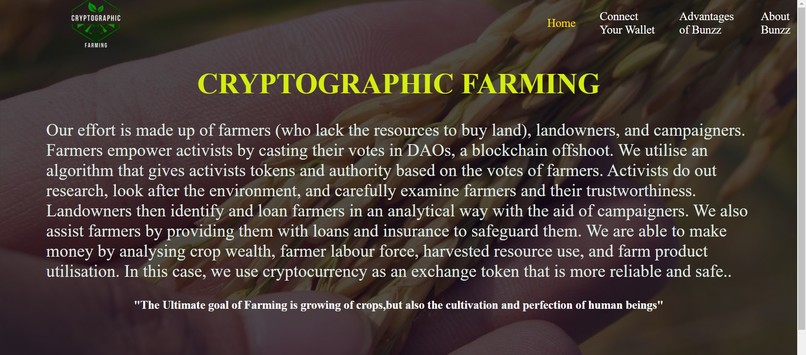 Bunzz App for farmers - CRF – screenshot 1