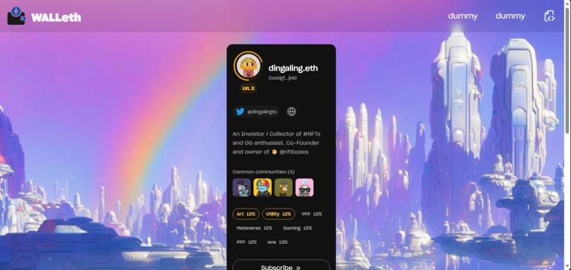 walleth – screenshot 1