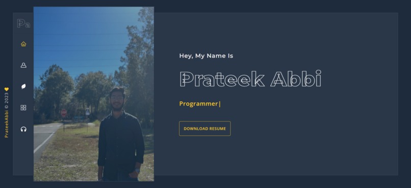 Portfolio Website – screenshot 1