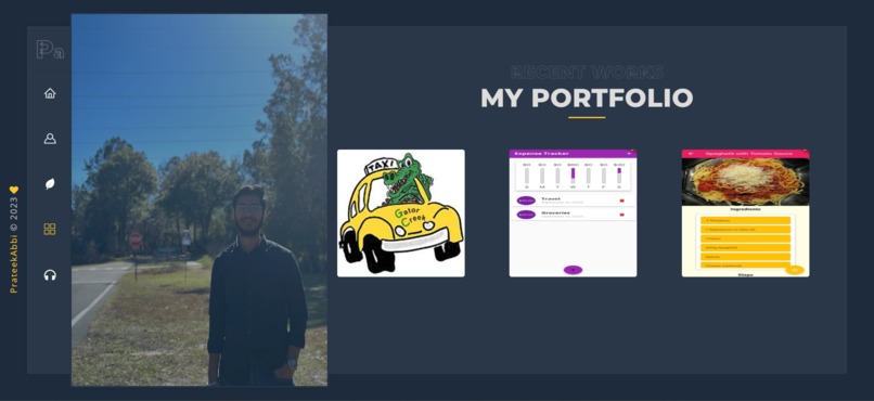 Portfolio Website – screenshot 2