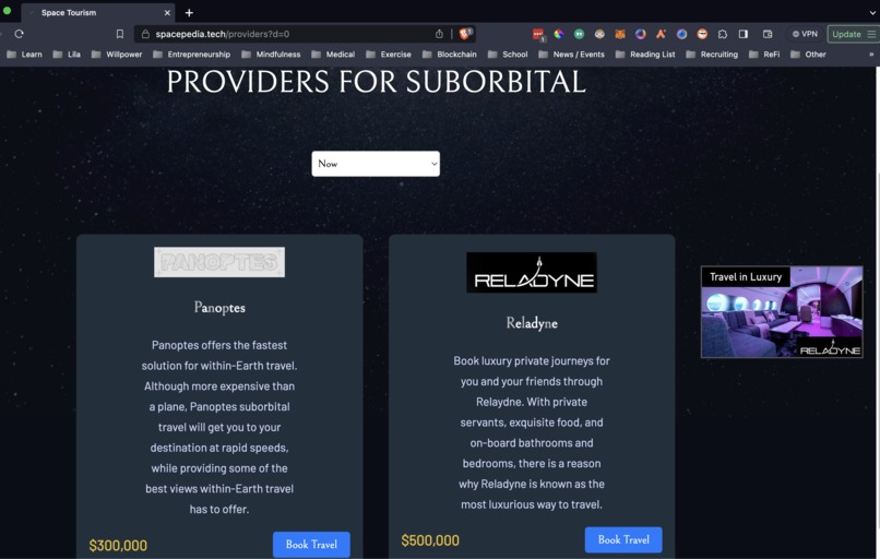 Spacepedia – screenshot 2