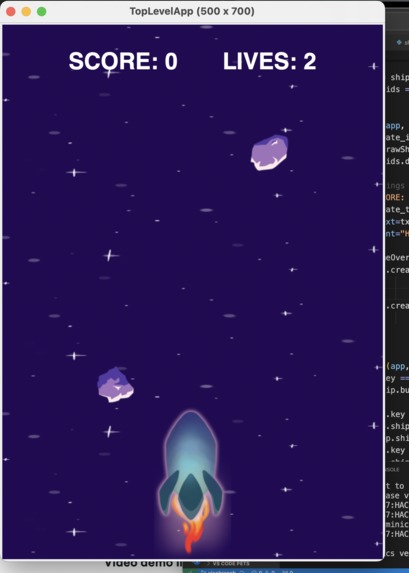 space game – screenshot 1