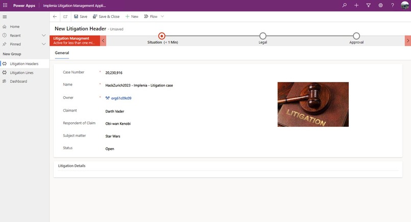 Implenia Litigation Mgmt. HackZurich - Team JusticeCrafters – screenshot 4
