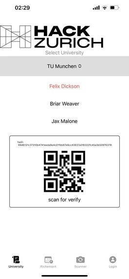 Verifiable Blockchain – screenshot 2