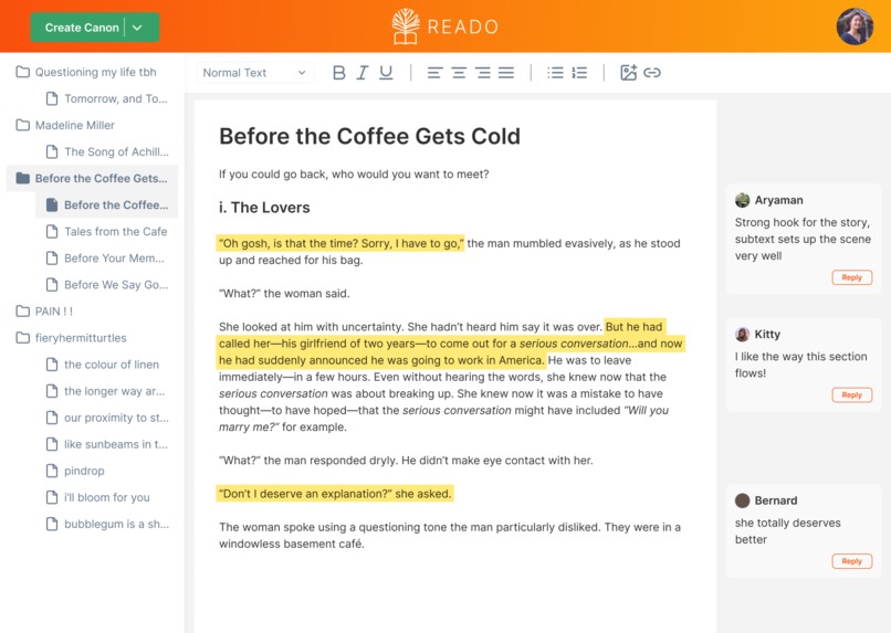 Reado – screenshot 5