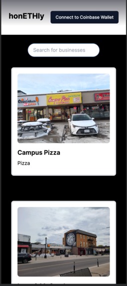 honETHly – screenshot 5