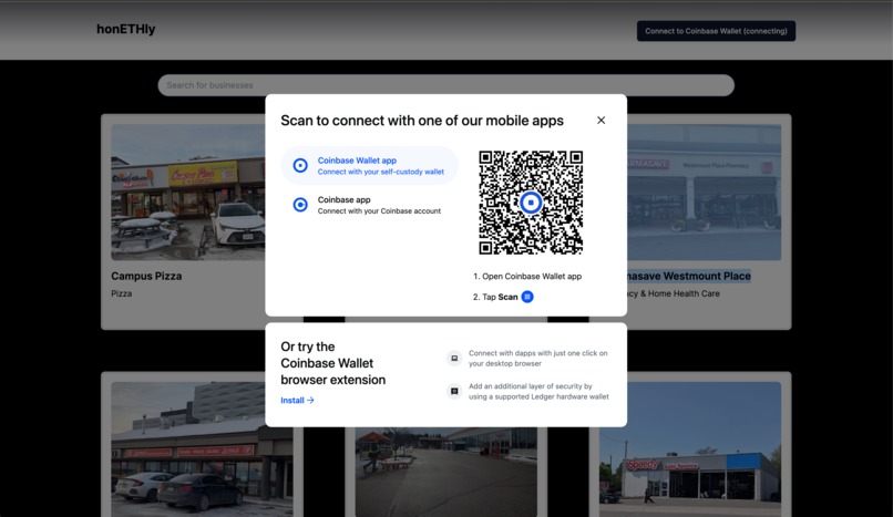 honETHly – screenshot 3