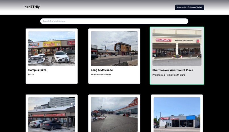 honETHly – screenshot 2