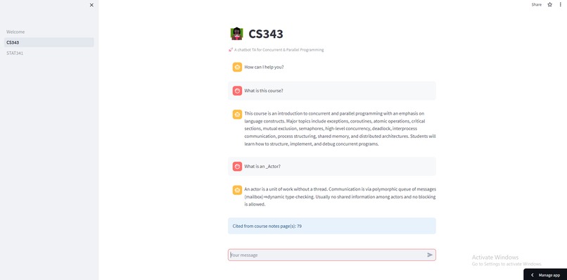 TA Chat – screenshot 1