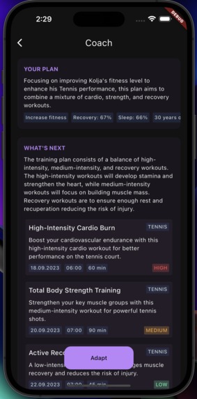 AI Coach – screenshot 1