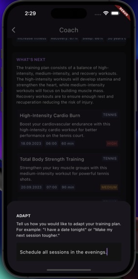 AI Coach – screenshot 2