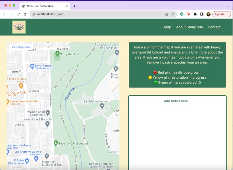 Stony Run Restoration – screenshot 2