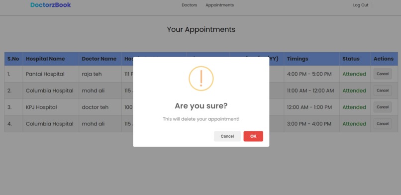 A Doctor Booking App – screenshot 9