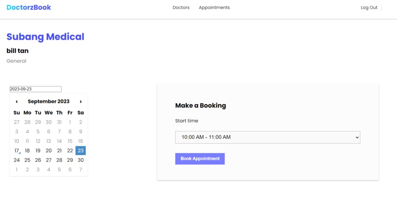 A Doctor Booking App – screenshot 8