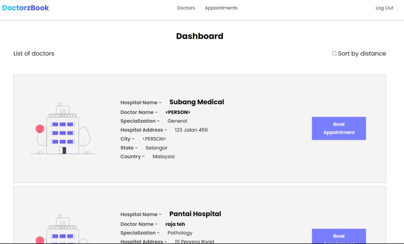 A Doctor Booking App – screenshot 6