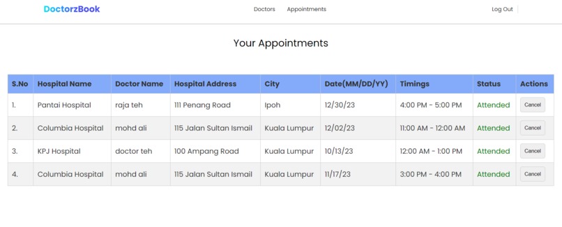 A Doctor Booking App – screenshot 7