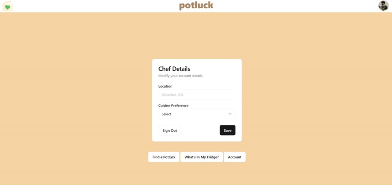 potluck – screenshot 4