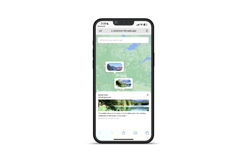 Pinetrest – screenshot 2