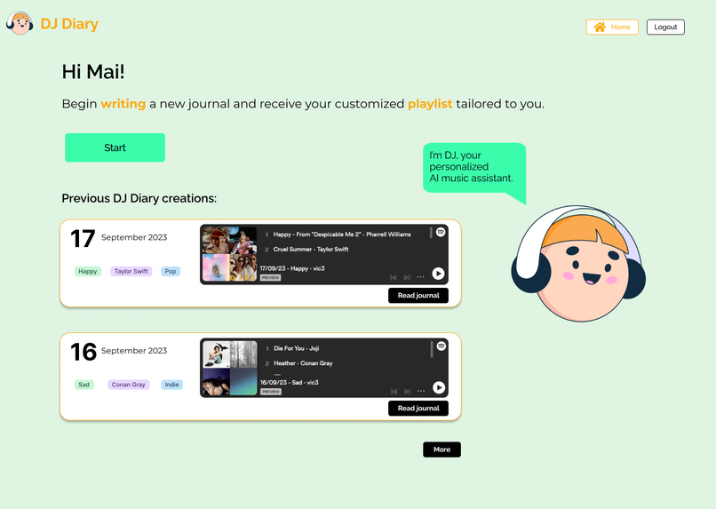 DJ Diary – screenshot 1