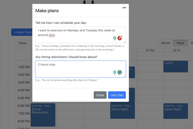 CalPal – screenshot 2